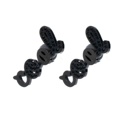 бижутерия,folli,follie,3e17t060ak,earrings,black,(gun,metal)