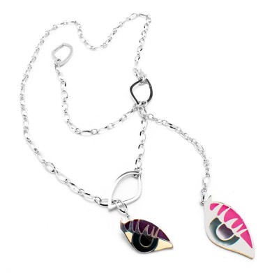бижутерия,folli,follie,3n0f015epx,necklace,golden,(silver)