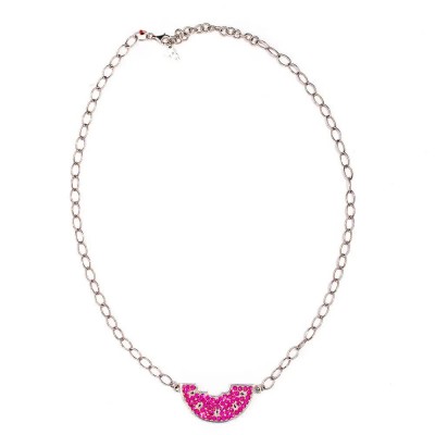 бижутерия,folli,follie,3n0s001pk,necklace,silver,(multicolour)