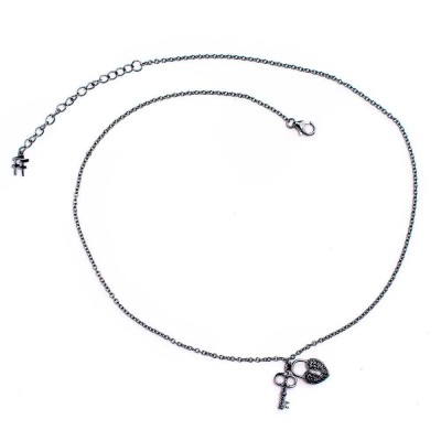 бижутерия,folli,follie,3n17s046kk,necklace,black,(black)