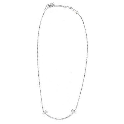 бижутерия,folli,follie,3n18s008c,necklace,clear,(silver)