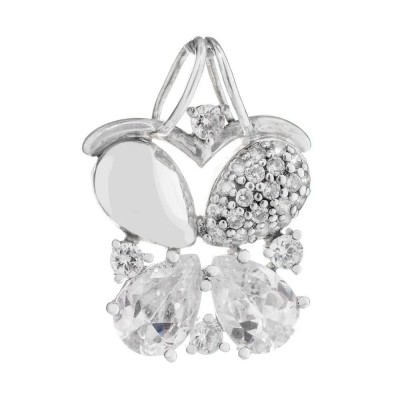бижутерия,folli,follie,3p8s005c,necklace,silver,(grey)