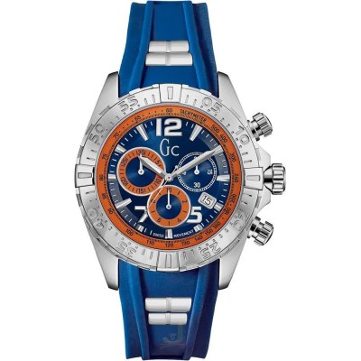 часовник,часовници,gc,y02010g7,watch,golden,(blue)