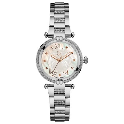 часовник,часовници,gc,y18001l1,woman,watch,silver,(mother,pearl)