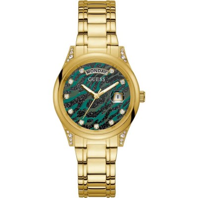 часовник,часовници,guess,gw0047l3,woman,watch,golden,(green)