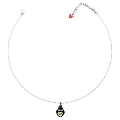 бижутерия,guess,ubn12021,necklace,silver,(owl,figure)