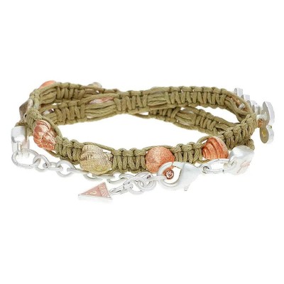 бижутерия,guess,ufn40906,necklace,golden,(grey,pink)