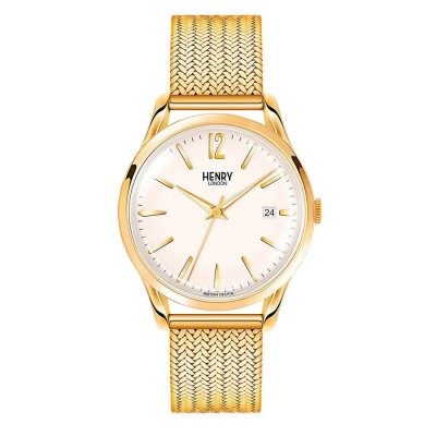 часовник,часовници,henry,london,hl39,m,0008,watch,golden,(white)
