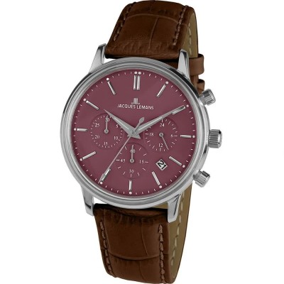 часовник,часовници,jacques,lemans,1,209e,watch,golden,(purple)