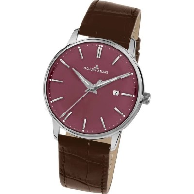 часовник,часовници,jacques,lemans,1,213e,watch,golden,(purple)