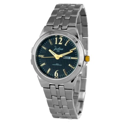 часовник,часовници,justina,jpn43,watch,silver,(black)