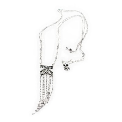 бижутерия,karl,lagerfeld,5448352,necklace,silver,(grey)