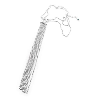 бижутерия,karl,lagerfeld,5483571,necklace,clear,(grey)