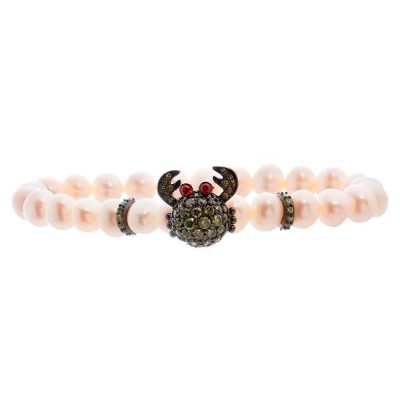 бижутерия,lancaster,jla,brcrab3wh,bracelet,golden,(green)