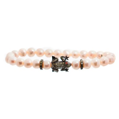 бижутерия,lancaster,jla,brfrog3wh,bracelet,golden,(green)