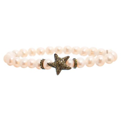 бижутерия,lancaster,jla,brstar3wh,bracelet,golden,(green)