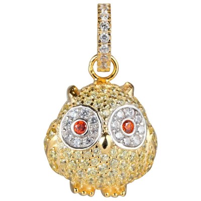 бижутерия,lancaster,jla,pen,owl,6,necklace,golden,(gold)
