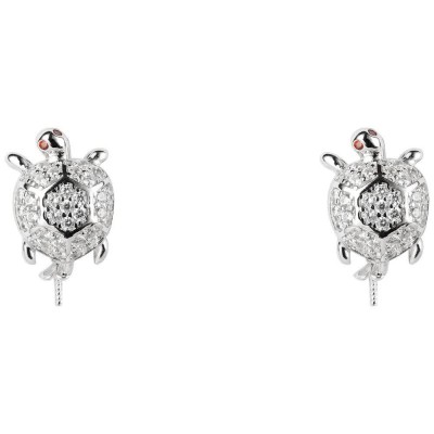 бижутерия,lancaster,jlaearturtle1,earrings,silver,(white,ip,silver)