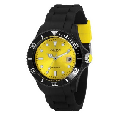 часовник,часовници,madison,u4486,02,watch,golden,(black)