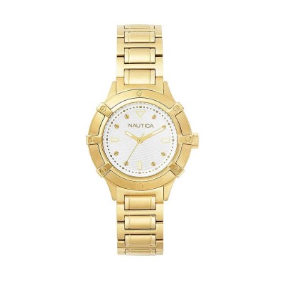 часовник,часовници,nautica,napcpr004,woman,watch,golden,(white)