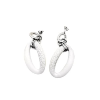 бижутерия,panarea,or1b,earrings,silver,(white,silver)