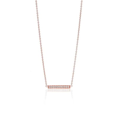 бижутерия,sif,jakobs,c1011,cz,rg,necklace,golden,(pink)