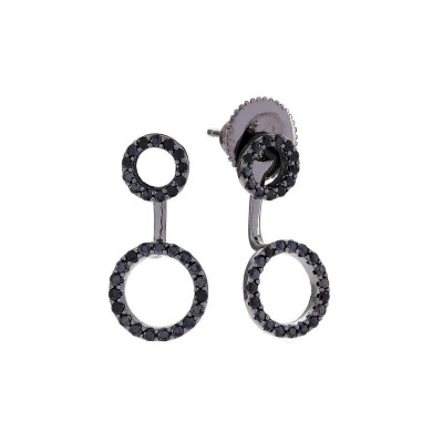 бижутерия,sif,jakobs,e0215,bk,bk,earrings,black,(black)