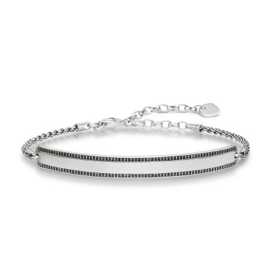 бижутерия,thomas,sabo,000964311l18v,bracelet,silver,(silver,black)