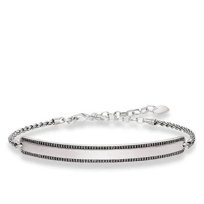 бижутерия,thomas,sabo,000964311l21v,bracelet,silver,(silver,black)