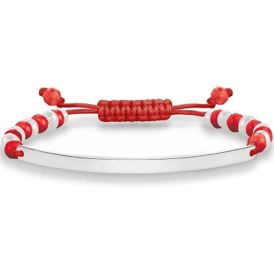 бижутерия,thomas,sabo,a003068327l19,bracelet,red,(silver,red)