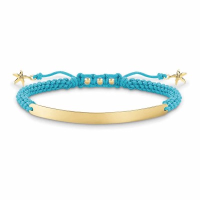 бижутерия,thomas,sabo,a00608481l19v,bracelet,golden,(golden,blue)