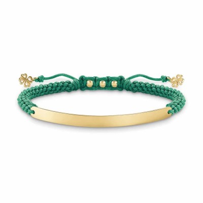 бижутерия,thomas,sabo,a00618486l19v,bracelet,golden,(green,gold)