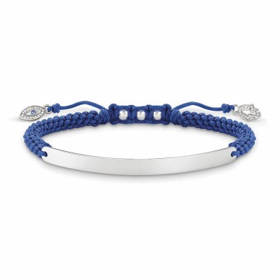 бижутерия,thomas,sabo,a00668971l21v,bracelet,blue,(blue,silver)