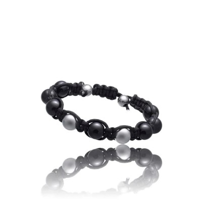 бижутерия,time,force,tj1034b01n,bracelet,silver,(black,silver)