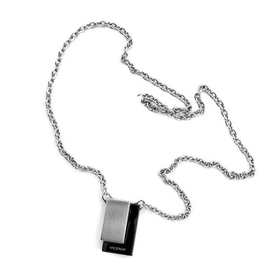 бижутерия,viceroy,2166c01010,necklace,silver,(black)