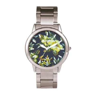 часовник,часовници,xtress,xaa1032,21,watch,golden,(black,flowers)