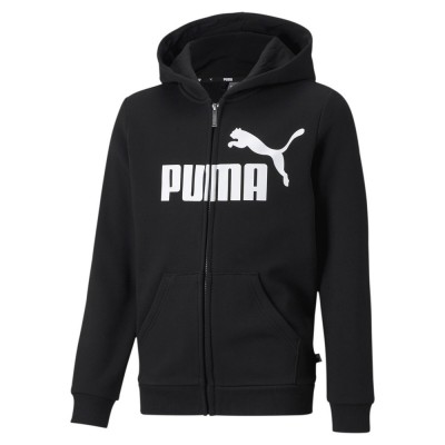 блуза,детски,блузи,puma,essential,full,zip,sweatshirt,black