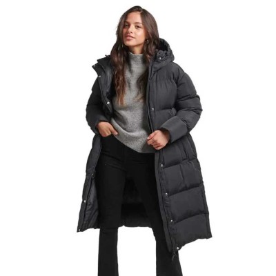 яке,дамски,якета,и,палта,superdry,studios,longline,duvet,jacket,black