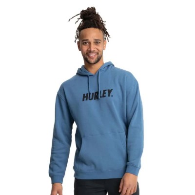суичър,мъжки,пуловери,hurley,fastlane,solid,hoodie,blue,(medium,blue)