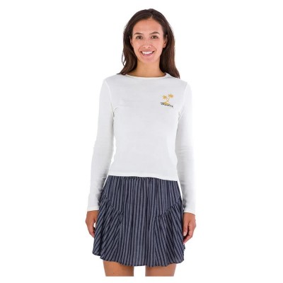 бебешка,тениска,мъжки,тениски,дамски,тениски,hurley,sna,rib,baby,long,sleeve,t,shirt,white,(marshmallow)