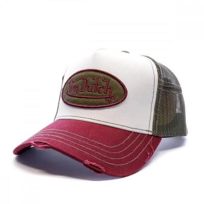 шапка,всички,шапки,von,dutch,sum,trucker,cap,white,(khaki,bordeaux)