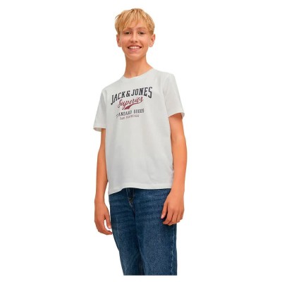 тениска,детски,тениски,jack,&,jones,logo,short,sleeve,t,shirt,beige,(cloud,dancer,print,navy,rhodendron)