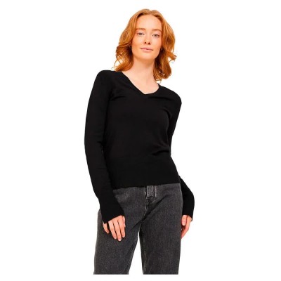 блуза,дамски,пуловери,дамски,плетени,дрехи,jack,&,jones,aretha,soft,jjxx,v,neck,sweater,brown,(black)