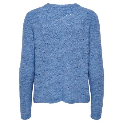 блуза,дамски,пуловери,дамски,плетени,дрехи,only,lolli,sweater,super,sonic,detail,w.,melange,(blue)