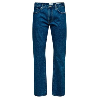 дънки,мъжки,панталони,selected,196,straight,fit,scott,24304,jeans,blue,(medium,blue,denim)