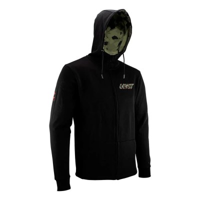 блуза,мъжки,пуловери,leatt,camo,full,zip,sweatshirt,black,(black)