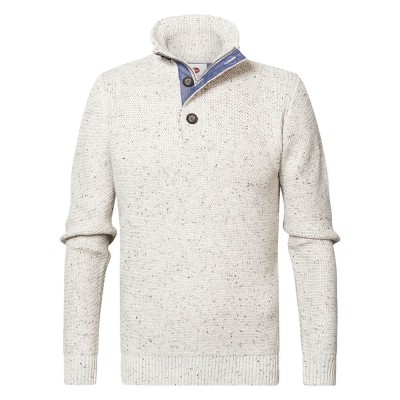блуза,мъжки,пуловери,petrol,industries,m,3020,kwc226,sweater,grey