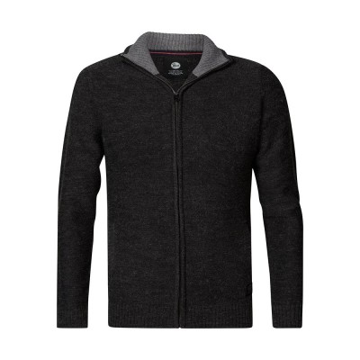 блуза,мъжки,пуловери,petrol,industries,m,3020,kwc253,full,zip,sweater,grey