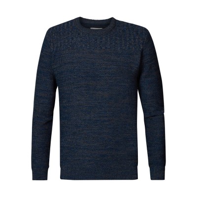 блуза,мъжки,пуловери,petrol,industries,m,3020,kwr241,round,neck,sweater,grey