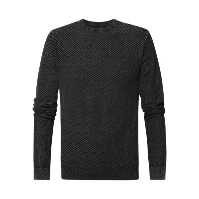 блуза,мъжки,пуловери,petrol,industries,m,3020,kwr256,round,neck,sweater,grey